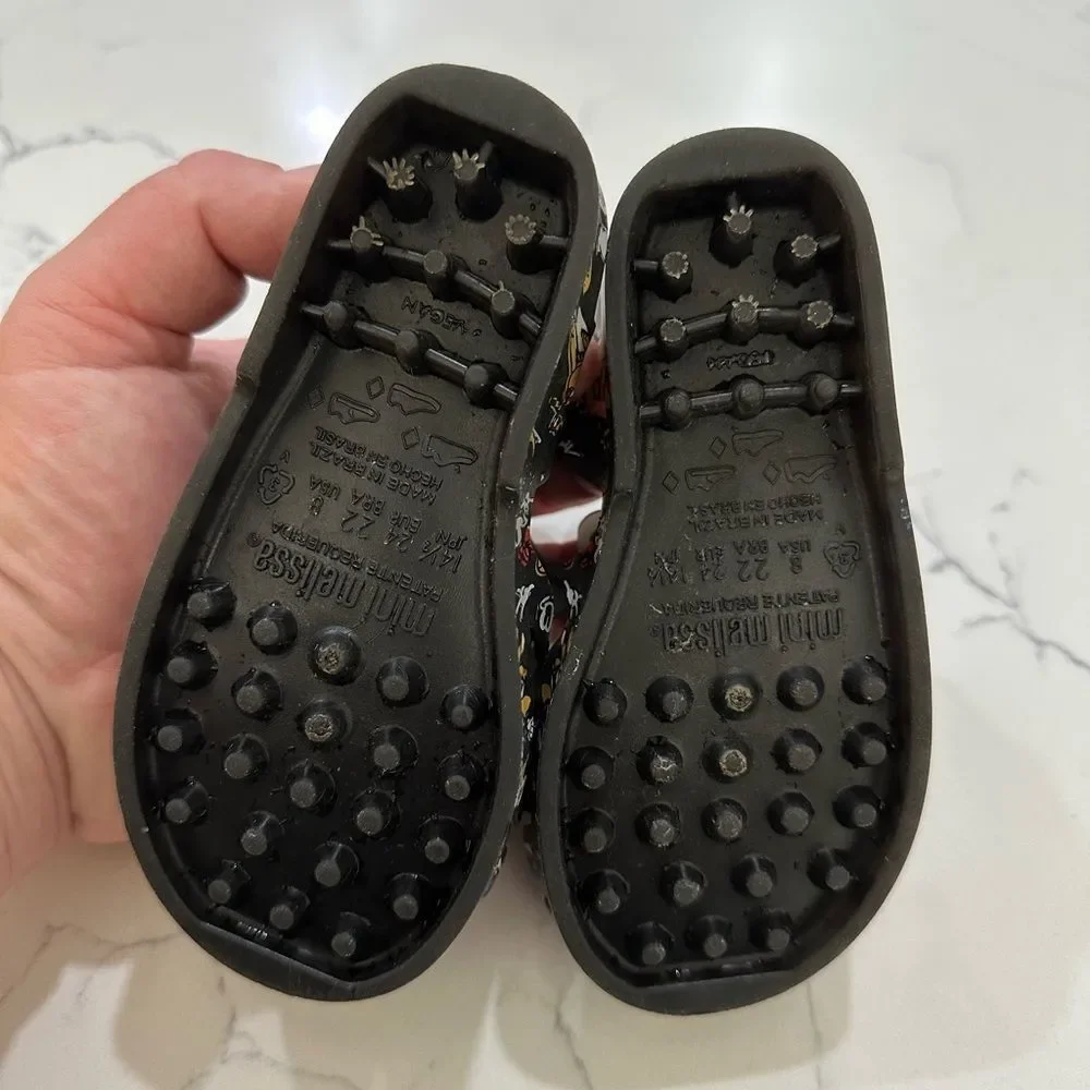 Mini Melissa Toddler Mickey & Friends  Sandals size US 8